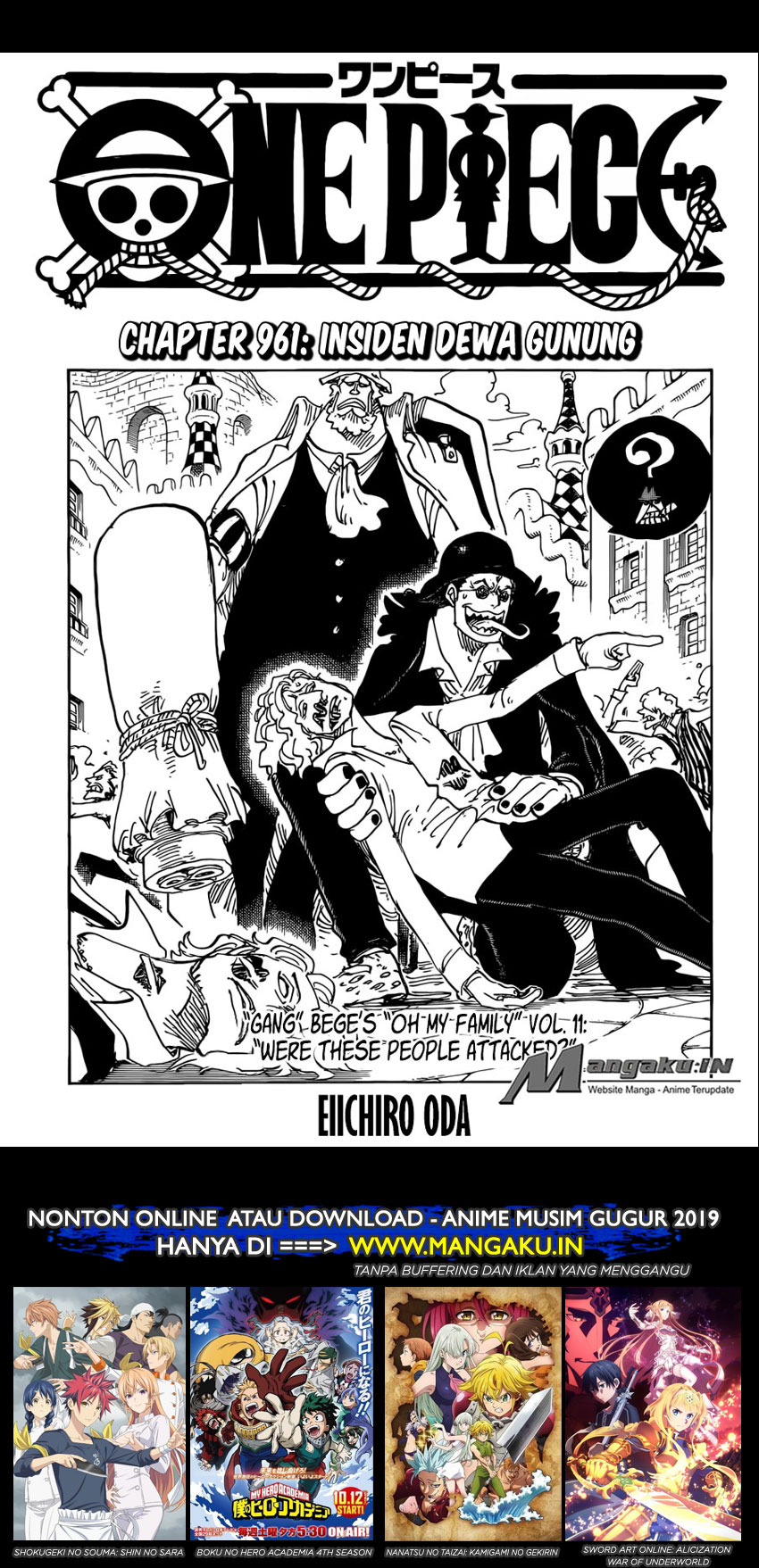 One Piece Chapter One Piece Episode 961 - 99